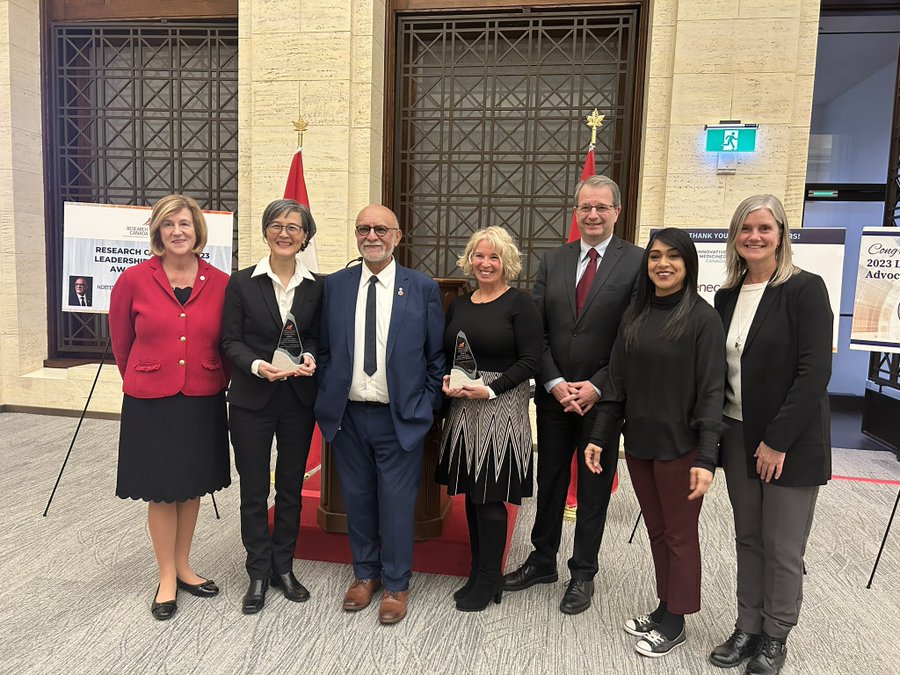 REcherche Canada 2023 Leadership in Advocacy Awards. nov 2023