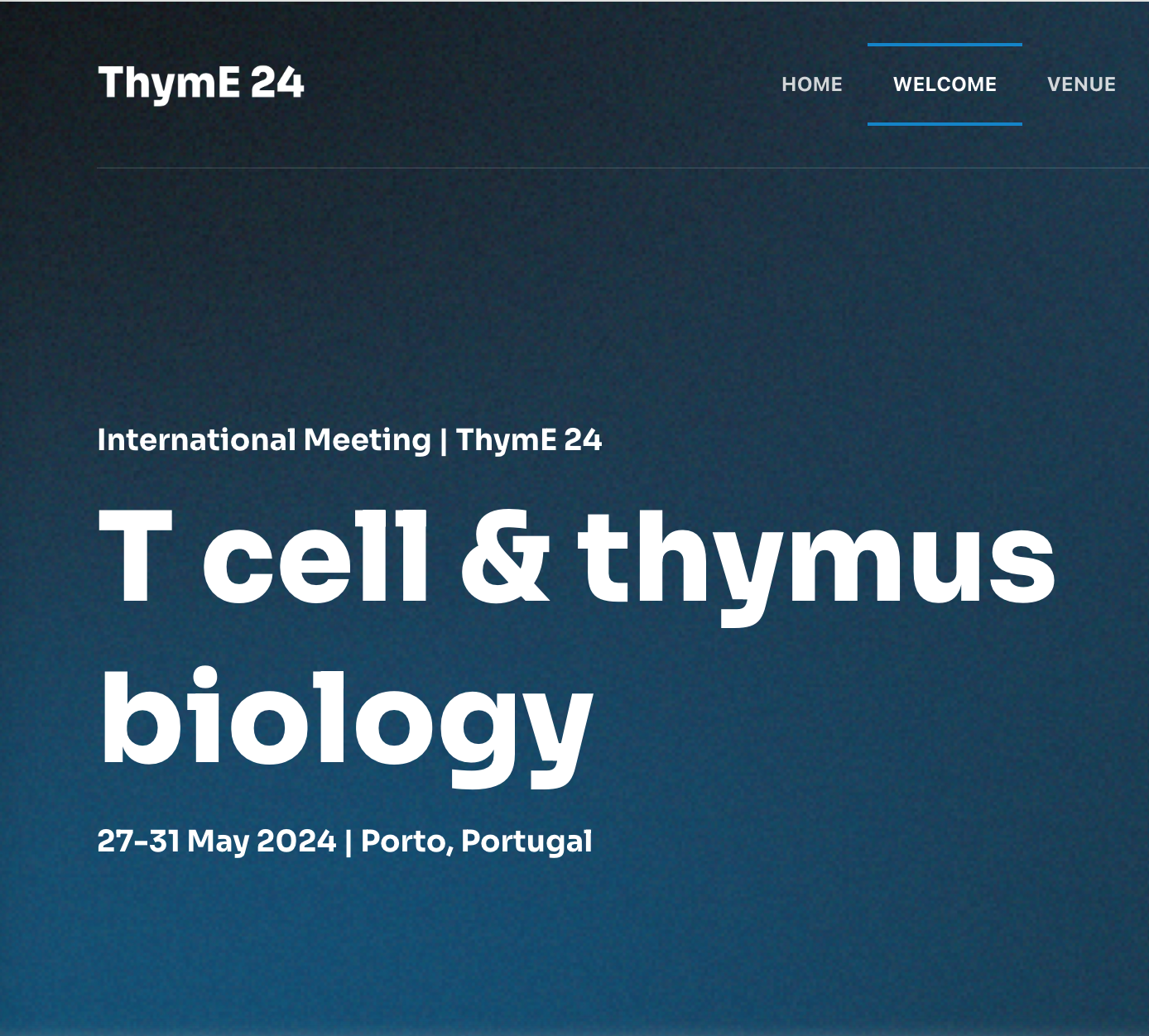 ThymE 24 conferednce a╠Ç Porto 2023